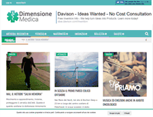 Tablet Screenshot of dimensionemedica.com